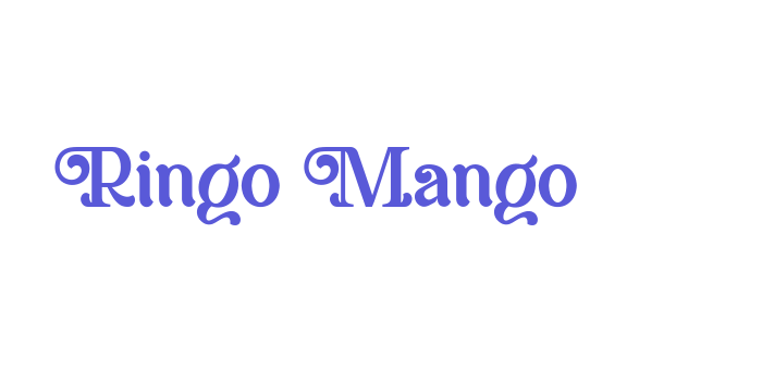 Ringo Mango Font Download