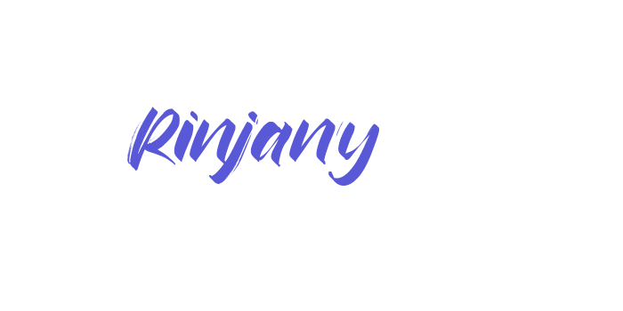 Rinjany Font