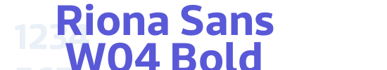 Riona Sans W04 Bold