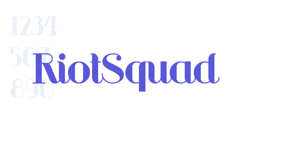 RiotSquad font free