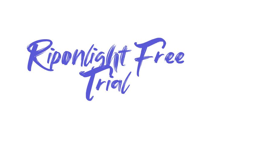 Riponlight Free Trial Font