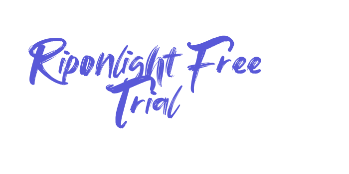 Riponlight Free Trial Font Download