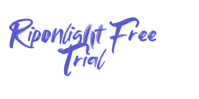 Riponlight Free Trial Font