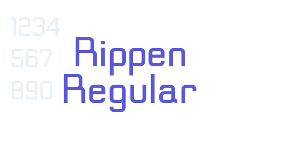 Rippen Regular font