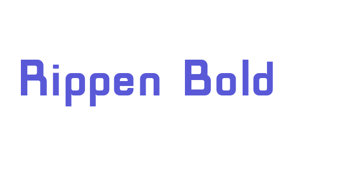 Rippen Bold Font