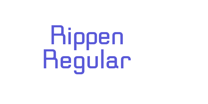 Rippen Regular Font Download