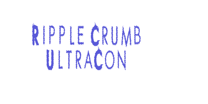 Ripple Crumb UltraCon Font Download