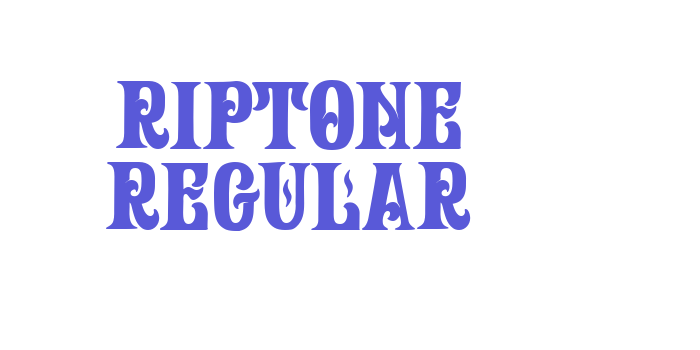 Riptone Regular Font Download