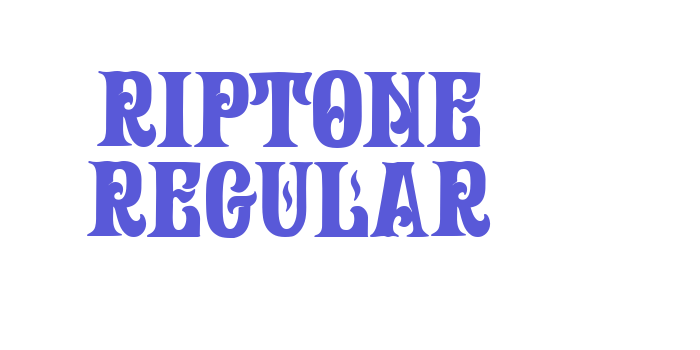 Riptone Regular Font