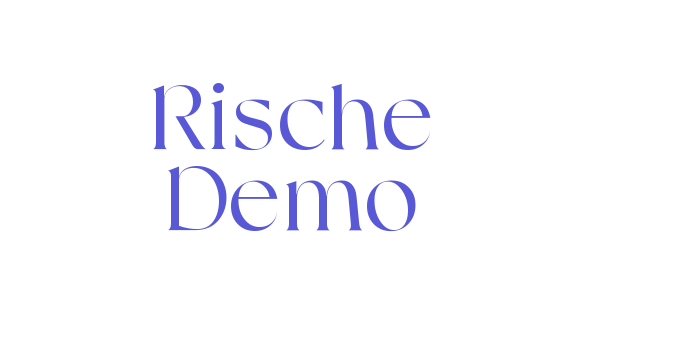 Rische Demo Font Download