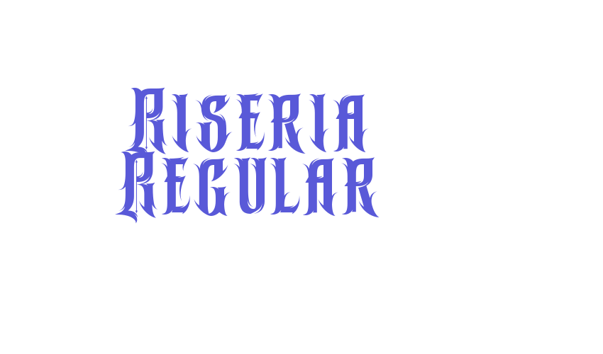 Riseria Regular Font Download