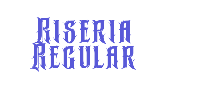 Riseria Regular Font