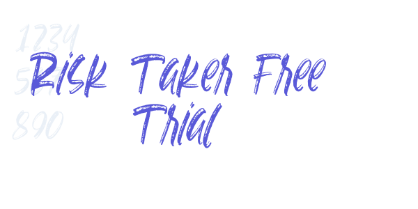 Risk Taker Free Trial font