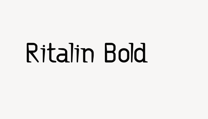 Ritalin Bold font download