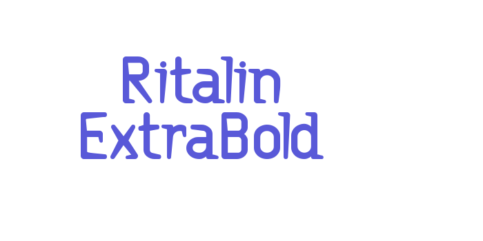 Ritalin ExtraBold Font Download