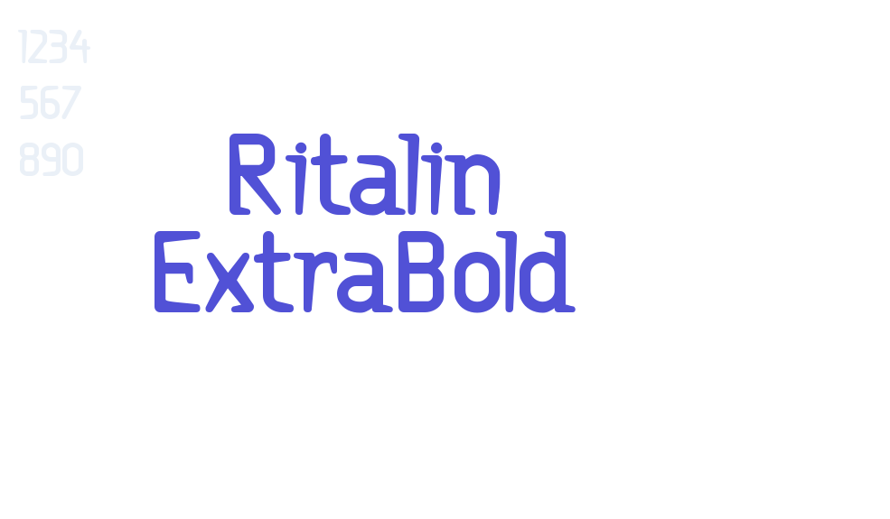 Ritalin ExtraBold-font-download