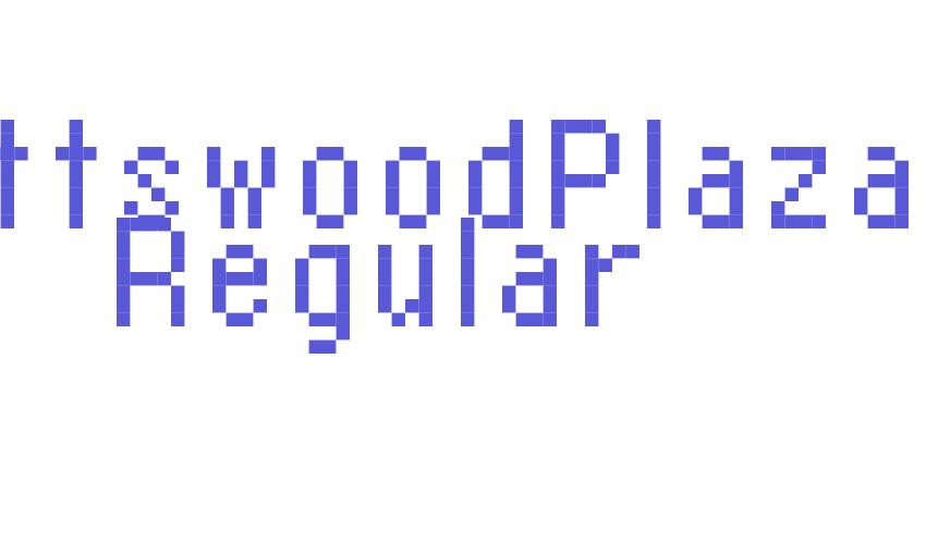 RittswoodPlaza Regular Font