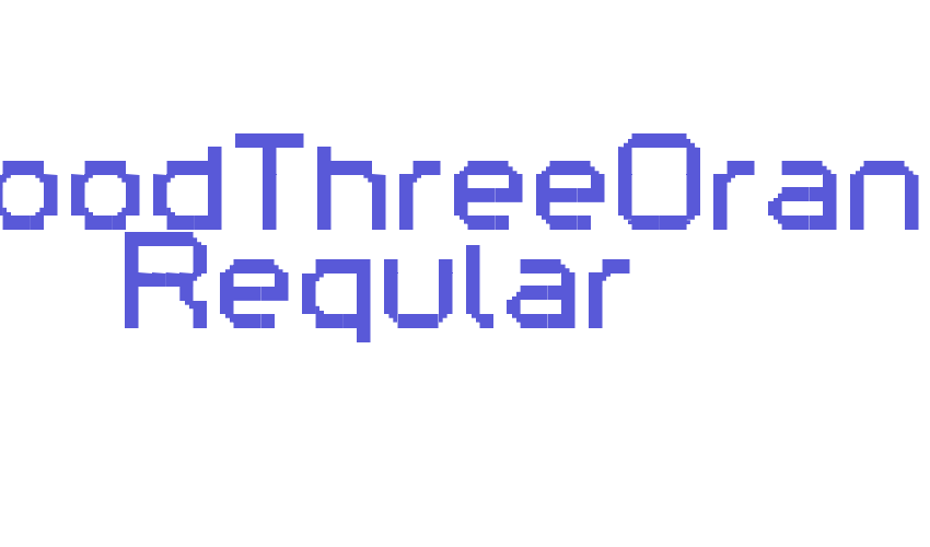 RittswoodThreeOranges Regular Font