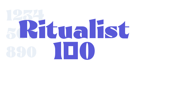 Ritualist 1.0 font