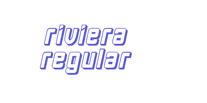 Riviera Regular Font Download