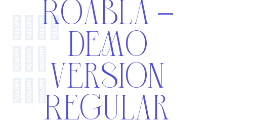 Roabla – Demo Version Regular-font-download