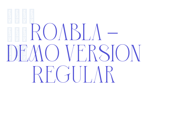 Roabla – Demo Version Regular