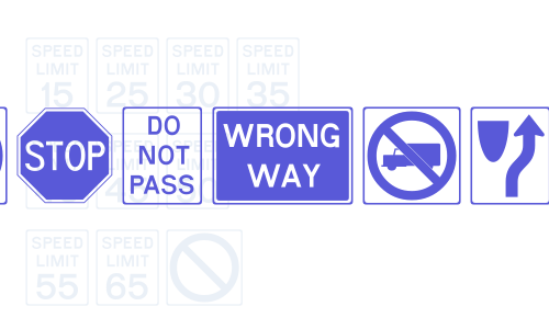 RoadSign Font Download