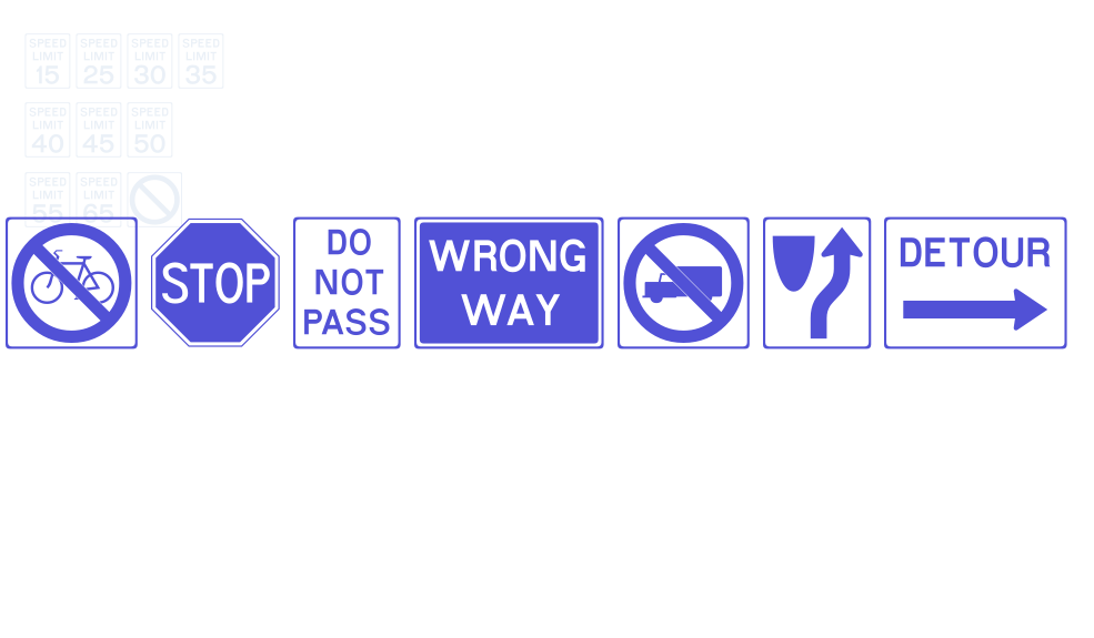 RoadSign-font-download