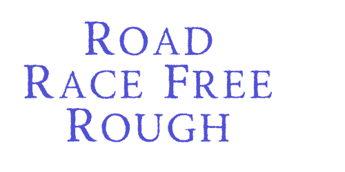 Road Race Free Rough-font-download