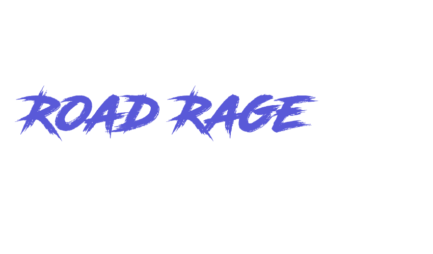 Road Rage Font