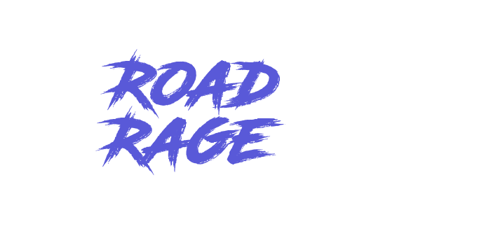 Road Rage Font Download