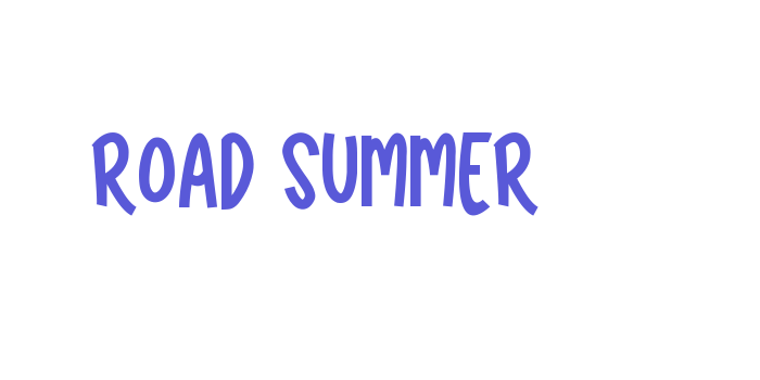 Road Summer Font