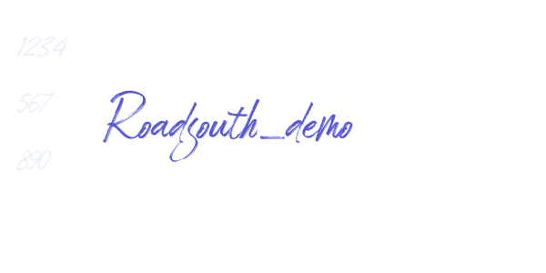 Roadsouth_demo font free