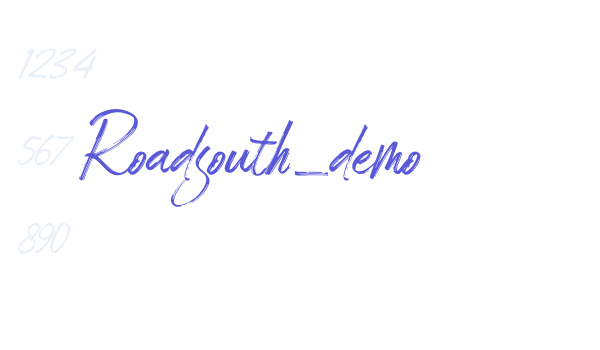 Roadsouth_demo font free