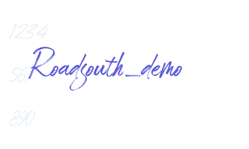 Roadsouth_demo Font