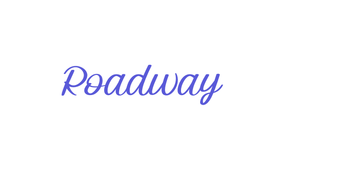 Roadway Font Download