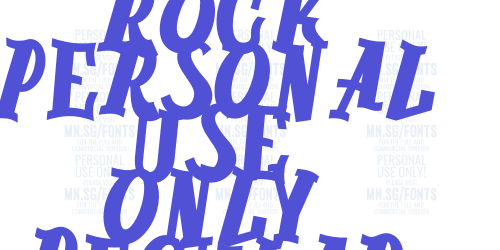 Roar Rock PERSONAL USE ONLY Regular-font-download