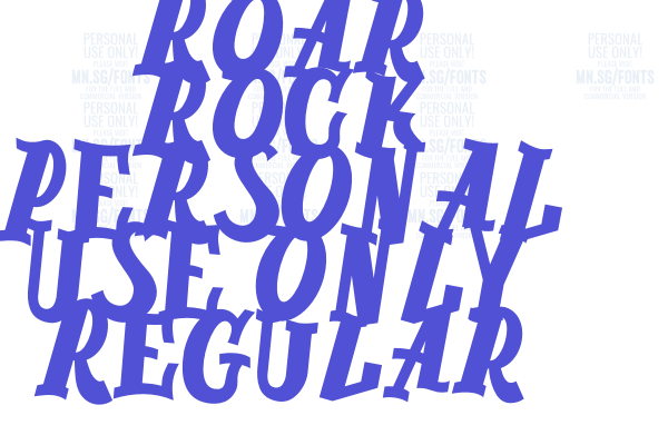 Roar Rock PERSONAL USE ONLY Regular