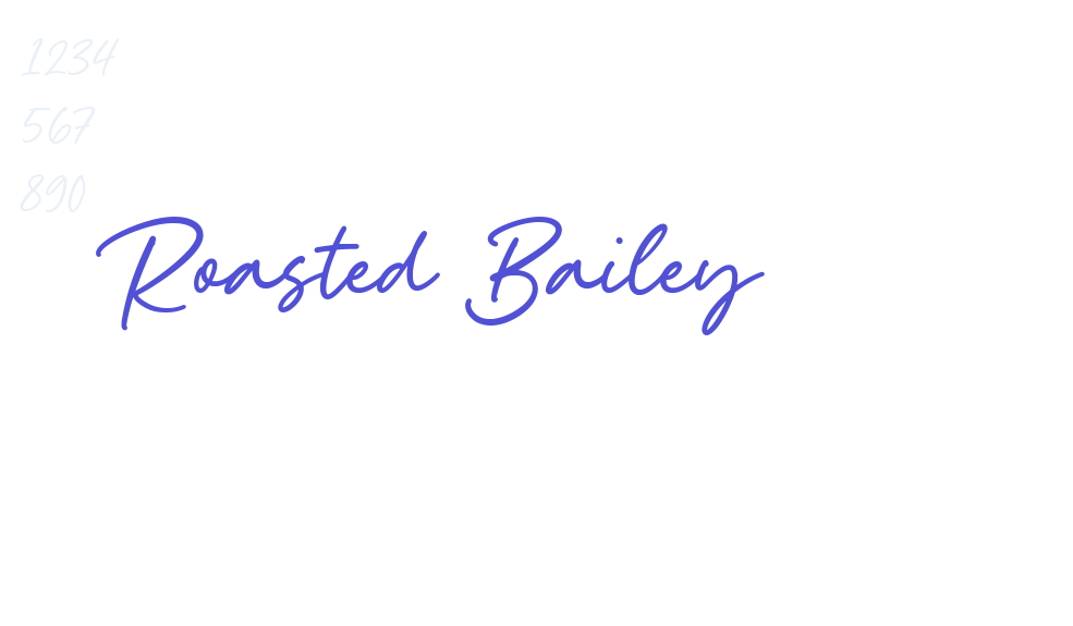 Roasted Bailey-font-download