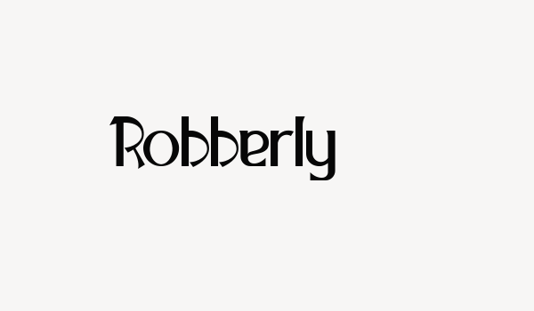 Robberly Font