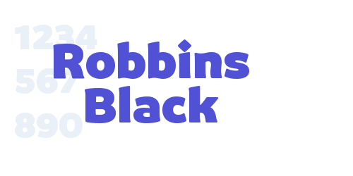 Robbins Black-font-download