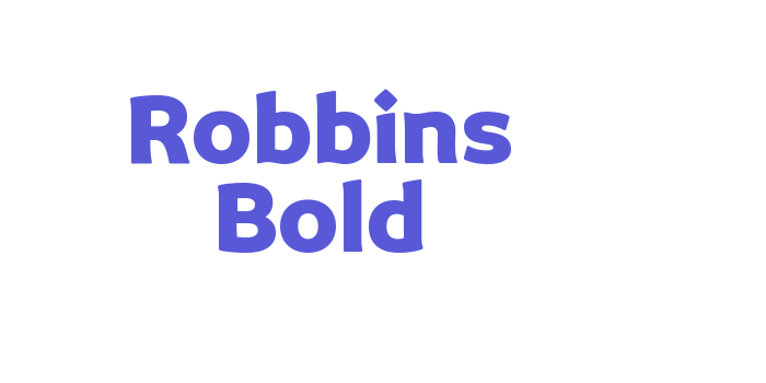 Robbins Bold Font Download