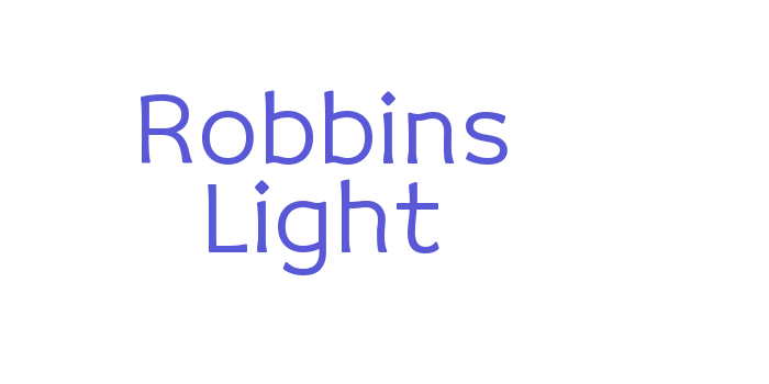 Robbins Light Font Download