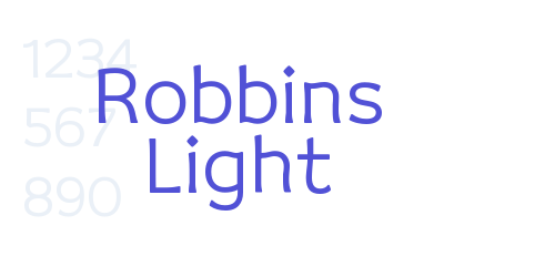 Robbins Light-font-download