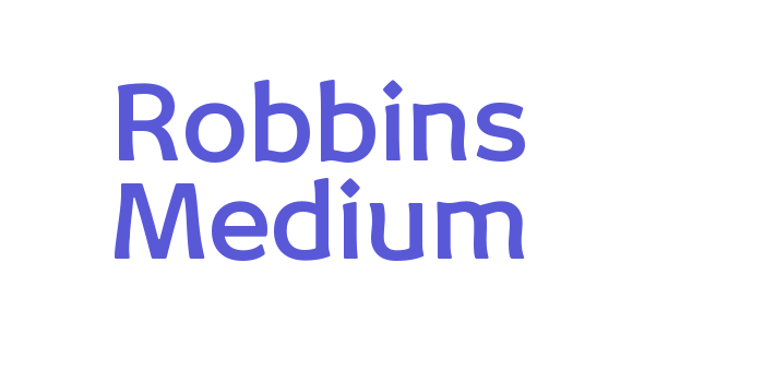 Robbins Medium Font