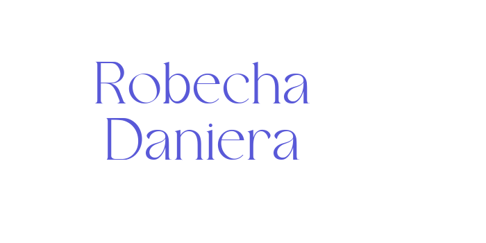 Robecha Daniera Font Download