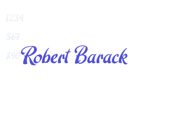 Robert Barack Font Download