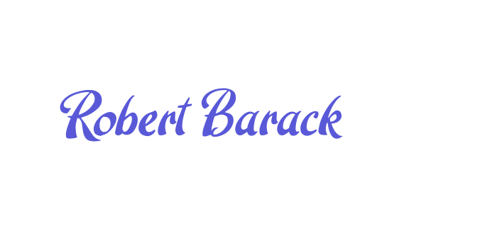 Robert Barack Font Download