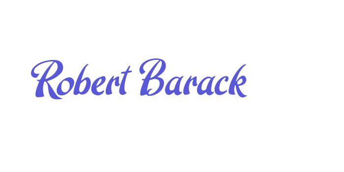 Robert Barack Font