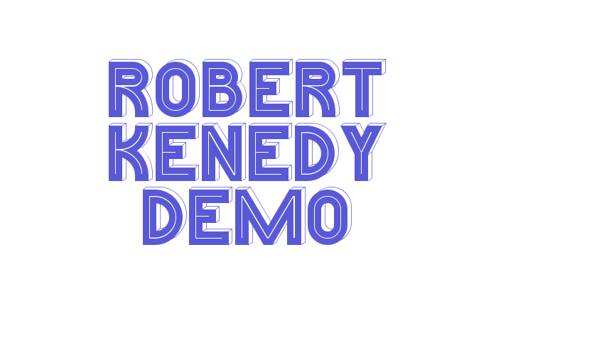 Robert Kenedy Demo Font